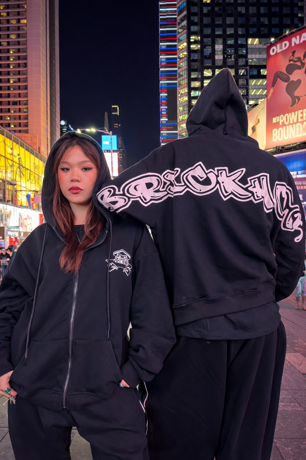Graphic Zip Up Hoodie